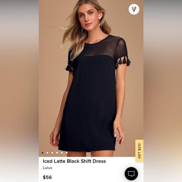 Black Lulus Shift Dress - Picture 2 of 8